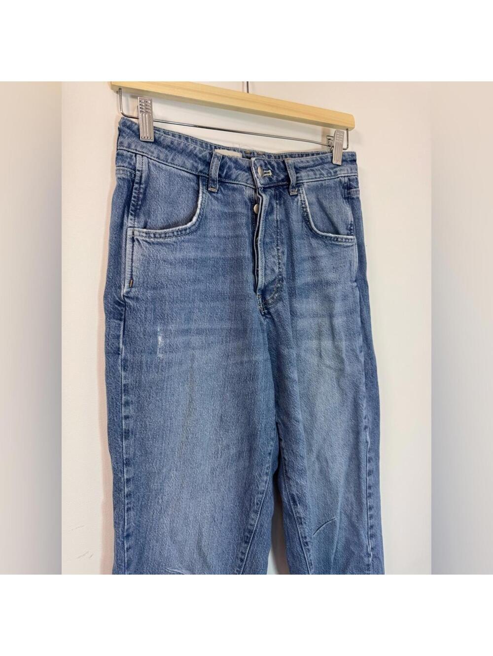 Anthropologie Pilcro Reworked High-Rise Taper Jeans - Picture 5 of 9